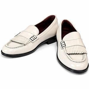 Women’s Franco Sarto White Loafers 8.5